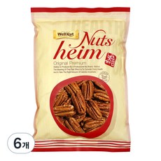웰넛 자연두레 피칸, 200g, 6개