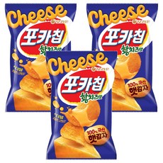 포카칩 오리온 황치즈, 60g, 3개