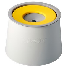 요기펫 요기 스탠드 강아지 물그릇, 흰색 + 밝은회색 + 노란색, 1개 Yellow, 1개