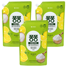 LG Fresh Power 檸檬與小蘇打補充裝, 1.25L, 3個