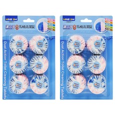 潔立淨 雙效馬桶清潔錠, 50g, 12顆裝 - 持久清潔、清新芳香, 12顆