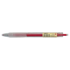 TEMPO 節奏牌 經典中性筆 0.5mm 12支, 紅色, 1盒
