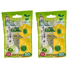 森下仁丹 魔酷雙晶球 勁涼薄荷 50顆, 享受美食，保持清新口氣, 2.65g, 2包