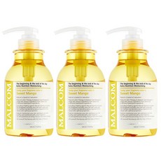 말콤 스위트 망고 바디워시, 520ml, 3개