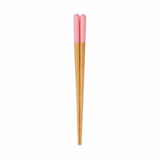 Yamachiku 日本熊本傳統色手作天然竹兒童筷, 18CM, 櫻花粉, 1雙