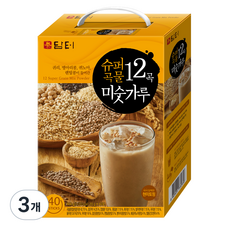 담터 슈퍼 곡물 12곡 미숫가루, 800g, 3개