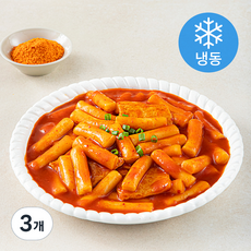 프레시오늘 국내산 고춧가루 쫄봉이 매콤달콤 즉석떡볶이 (냉동), 710g, 3개