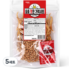 바다원 요즘핫한 가맥 먹태구이 50g + 튀김땅콩 100g + 소스 20g 세트, 5세트