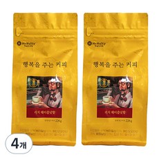 맥널티커피 리치 헤이즐넛향 분쇄 원두커피, 핸드드립, 226g, 226ml, 4개