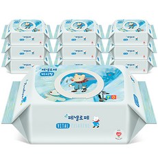 페넬로페 바이탈 플러스 세자린 저자극 아기물티슈 캡형, 75g, 70개입, 10개