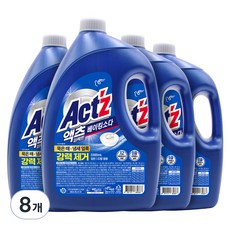 액츠 퍼펙트 베이킹소다 액상세제 본품, 3.3L, 8개
