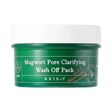 AXIS-Y 安舒研 艾草毛孔深層舒淨面膜 100ml，毛孔淨化調理，去除老廢角質，敏感肌適用, 1罐