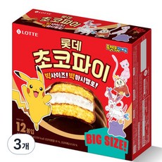 롯데 초코파이 12p, 480g, 3개