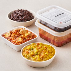 더반찬 수제카레 550g + 마파두부 350g + 소고기유니짜장소스 250g 세트, 1세트