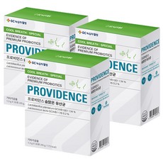 GC녹십자웰빙 프로비던스 숨맑은 유산균, 45g, 3개