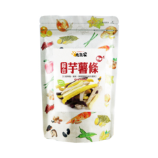 元氣家 綜合芋薯條，香甜酥脆，糖鹽調味, 120g, 1包