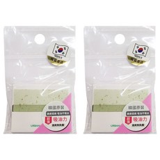 URBAN LEAVES 韓國原裝綠茶吸油紙補充包 50張入, 50張, 2包