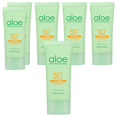 홀리카홀리카 알로에 워터프루프 선크림 SPF50+ PA++++, 70ml, 6개