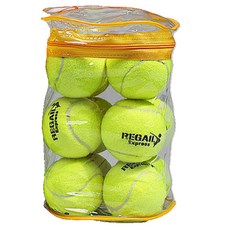 테니스 공-추천-포테가르 테니스공 12p + 투명가방 세트, 형광연두, 1세트