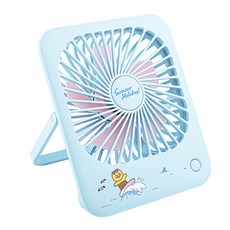카카오프렌즈 CS 탁상용 무선 선풍기, 썸머 홀리데이 춘식이, CSDF-001