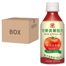 KAGOME 可果美 蕃茄汁 280ml x 24瓶, 無添加食鹽 還原蔬菜汁, 48瓶