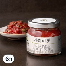 상하농원 가리비젓, 150g, 6개
