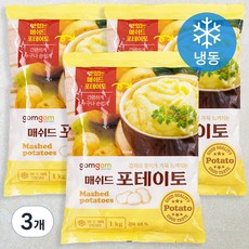 곰곰 매쉬드 포테이토(냉동), 1kg, 3개