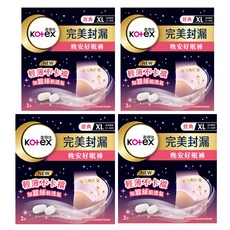 Kotex 靠得住 晚安好眠褲, XL, 2件, 4包