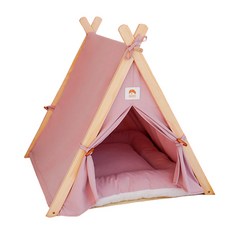 리스펫 반려동물 튼튼 텐트 하우스, 핑크