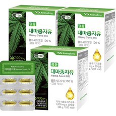 광동 대마종자유 hemp seed oil 30g, 4개
