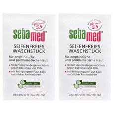 sebamed 施巴 PH5.5 潔膚皂，適合敏感和問題肌膚，不含皂鹼，溫和清潔, 150g, 2盒
