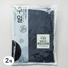 주일 무결점 해풍맞은 완도다시마, 250g, 2개