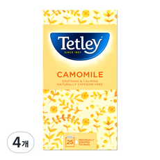 테틀리 카모마일 티백, 1.3g, 25개입, 4개