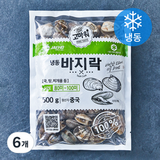 고마워 바지락 (냉동), 500g, 6개 500g, 6개