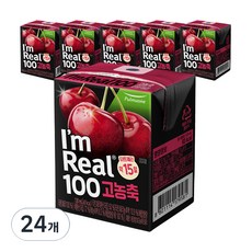 아임리얼 풀무원 100 고농축 타트체리, 24개, 120ml