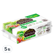 elleair 艾黎艾爾 超厚吸油吸水廚房紙巾, 厚實凹凸紙巾 快速吸收水分油脂, 單手輕鬆取用 薄膜包裝, 100張, 5包