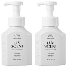 럽센트 핸드워시 화이트셔츠 린넨코튼향, 300ml, 2개 2개, 300ml