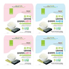 내아이애 오가닉 우리아이 순한김 15g x 2p + 고소한김 20g x 2p, 1세트