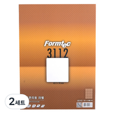폼텍 물류관리용 라벨지 LQ-3112, 12칸, 40개 12칸, 40개