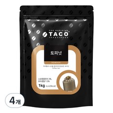 타코 토피넛 파우더, 1kg, 1개입, 4개