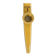 CLARKE KAZOO 金屬卡祖笛 附收納袋, 金色, 簡單易學, 1個