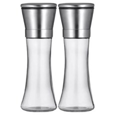 B-Modern 304 不銹鋼鹽胡椒穀物控制研磨機, 210ml, 2個