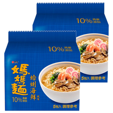 維力 媽媽麵 蛤蜊海鮮 80g, 10包