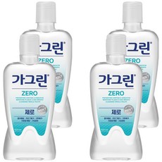 가그린 제로 구강청결제, 820ml, 4개
