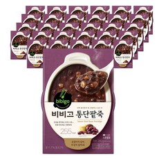 비비고 통단팥죽, 280g, 36개