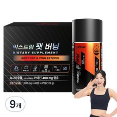 익스트림 팻 버닝 40g, 40정, 9개