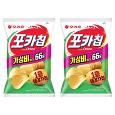 오리온 포카칩 어니언, 66g, 2개