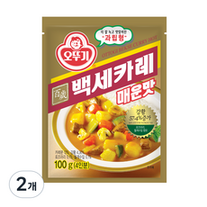 오뚜기 백세카레 매운맛 과립형, 100g, 2개