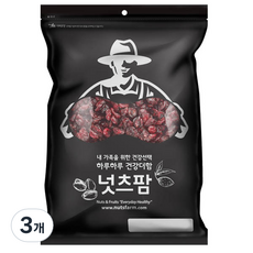 넛츠팜 건 크랜베리, 210g, 3개