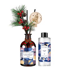 COCODOR 珂珂朵爾 Snowball 夢幻雪球聖誕限定擴香瓶 200ml, 沉麝香, 1組